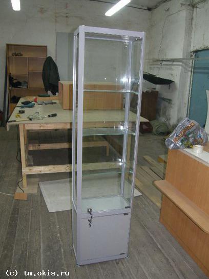 витрина узкая метеллопрофиль